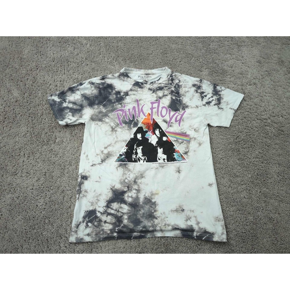 Pink Floyd T Shirt Mens M‎ Tie Dye Short Sleeve Dark Side of the Moon Prism Rock